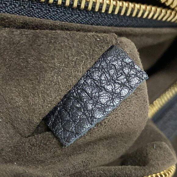 Louis Vuitton Handbag Mahina Selene PM M94035 Noir Black Leather - Picture 10 of 15